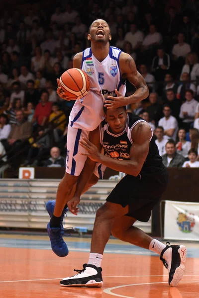 Kaposvar - Pecsi VSK basketball game — Stock Photo, Image