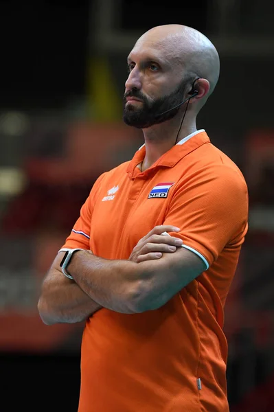 Budapest Hongarije Augustus 2019 Jamie Morrison Hoofdcoach Nederland Nederland Blauw — Stockfoto