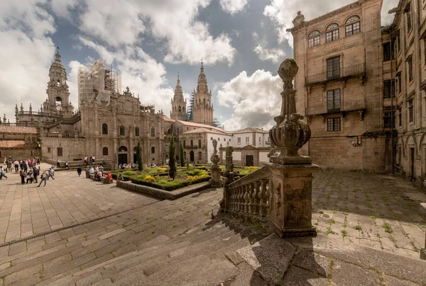 Galiçya, Cathedral of Santiago de Compostela. Veranda. Hacı son durak.