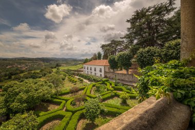 Portekiz güzel sahne. Köyde. Mountain View.
