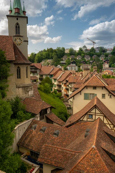 Bern Városa Háztetők Óvárosban 2019 Július — Stock Fotó