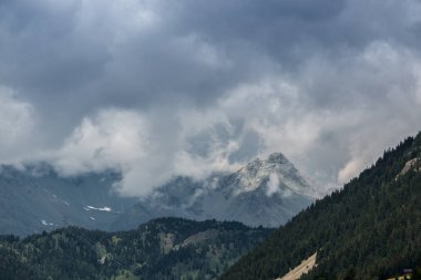 Dağları, yeşil alanlar, çayır ve orman