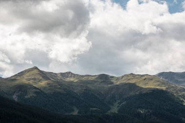 Dağları, yeşil alanlar, çayır ve orman