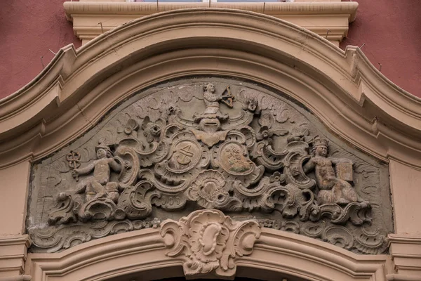 Coat Arms Old Historical Building — Stock Photo, Image