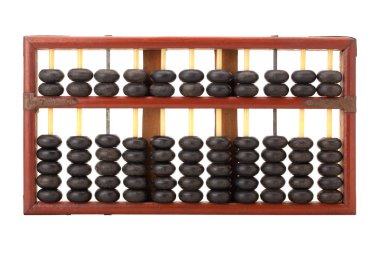 eski ahşap Çince abacus