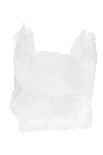 Пластиковый пакет изолирован — стоковое фото
