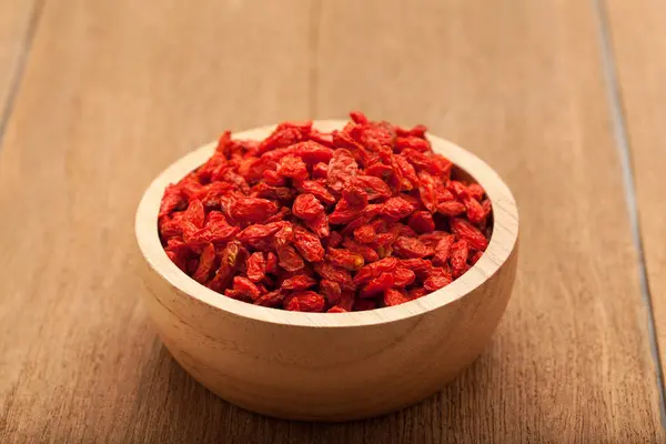 Fruta de bagas de Goji — Fotografia de Stock