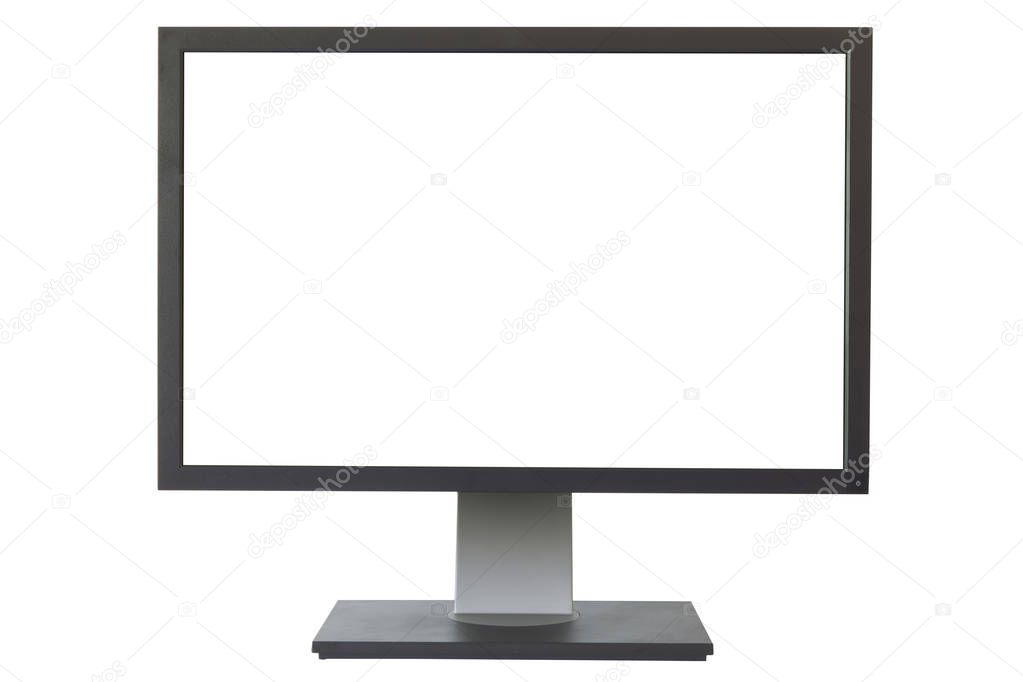 blank computer monitor