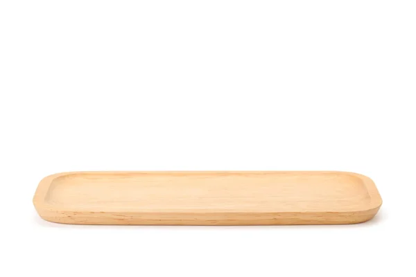 Long wooden plate — Stock Photo, Image