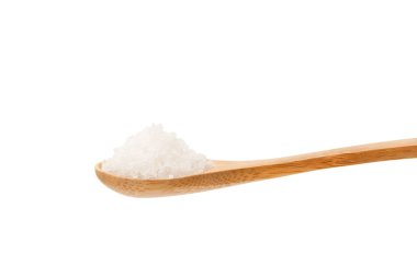 tahta kaşık deniz tuzu