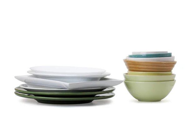 Ceramic bowl and plate — Stock Photo, Image