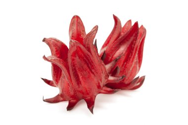izole kırmızı roselle