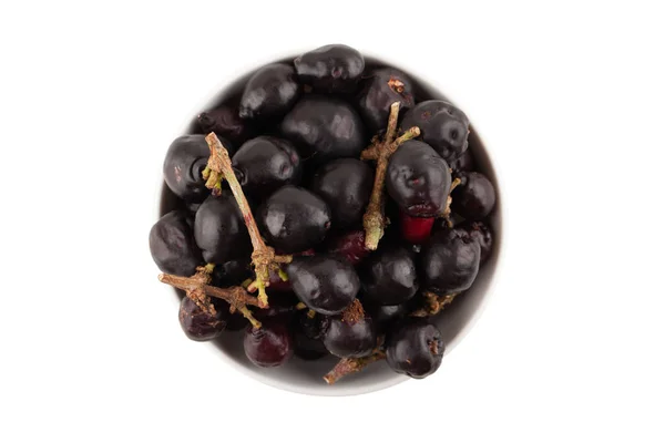 Top View Syzygium Cumini Black Plum Jamun Syzygium Cumini White — Stock Photo, Image