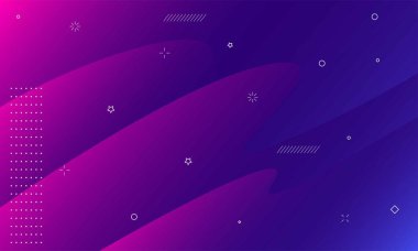 Renkli geometrik arka plan. Dinamik şekiller kompozisyon