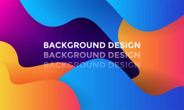 Modern Renk gradyan arkaplan tasarımı