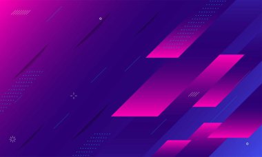 Gelecekçi Gradyan geometrik şekil arkaplanı