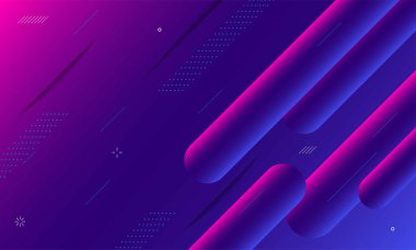 Gelecekçi Gradyan geometrik şekil arkaplanı