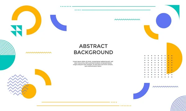 Abstrakter Hintergrund mit geometrischen Formen — Stockvektor