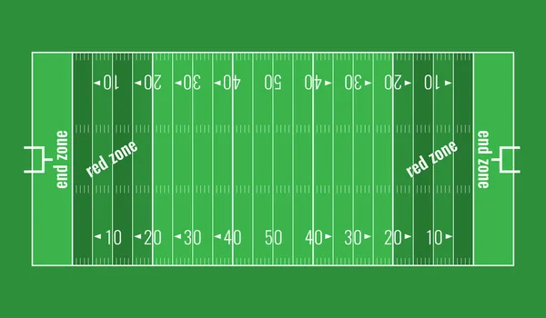 Herbe vectorielle texturé terrain de football américain . — Image vectorielle