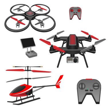 Uzaktan Kumanda Helikopter ve quadrocopter, kamera ile quadcopter ayarla