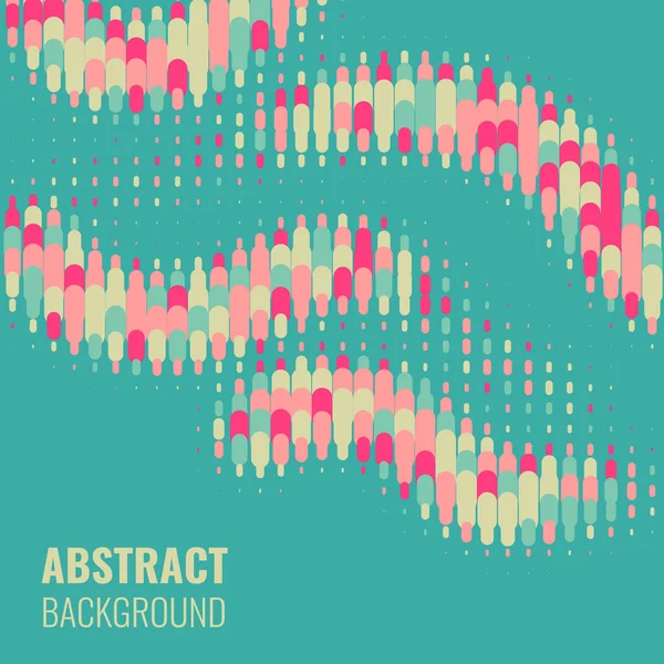 Absract ハーフトーンの幾何学的な背景。ベクトル図 — ストックベクタ