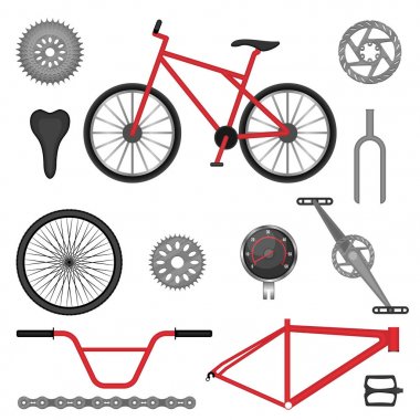 Bmx Bisiklet off-road spor bisiklet yarış için kullanılan parçaları