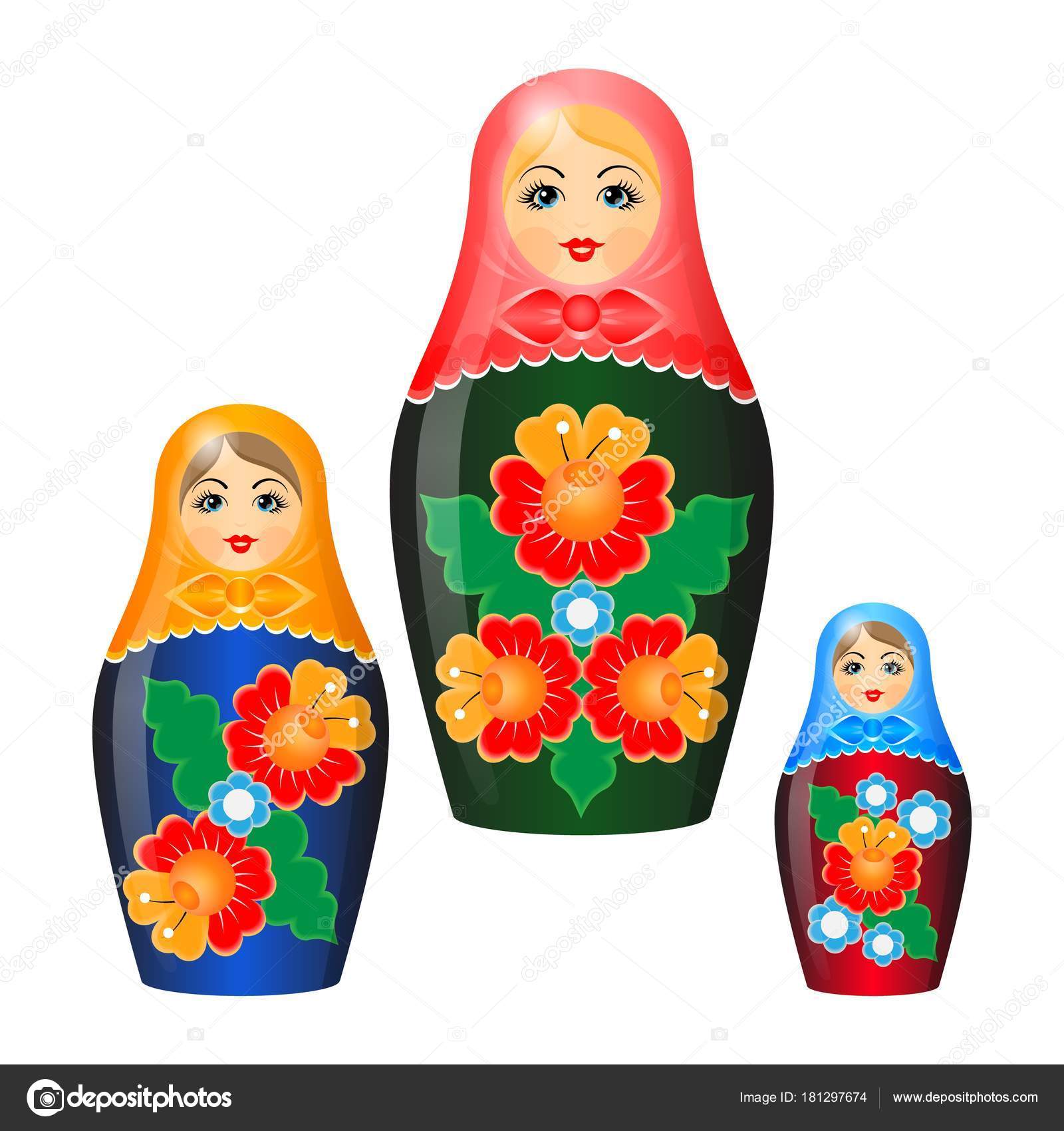 wooden stackable dolls
