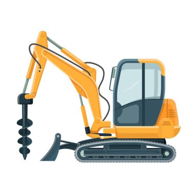 Büyük keskin meme ile modern güçlü delme makinesi