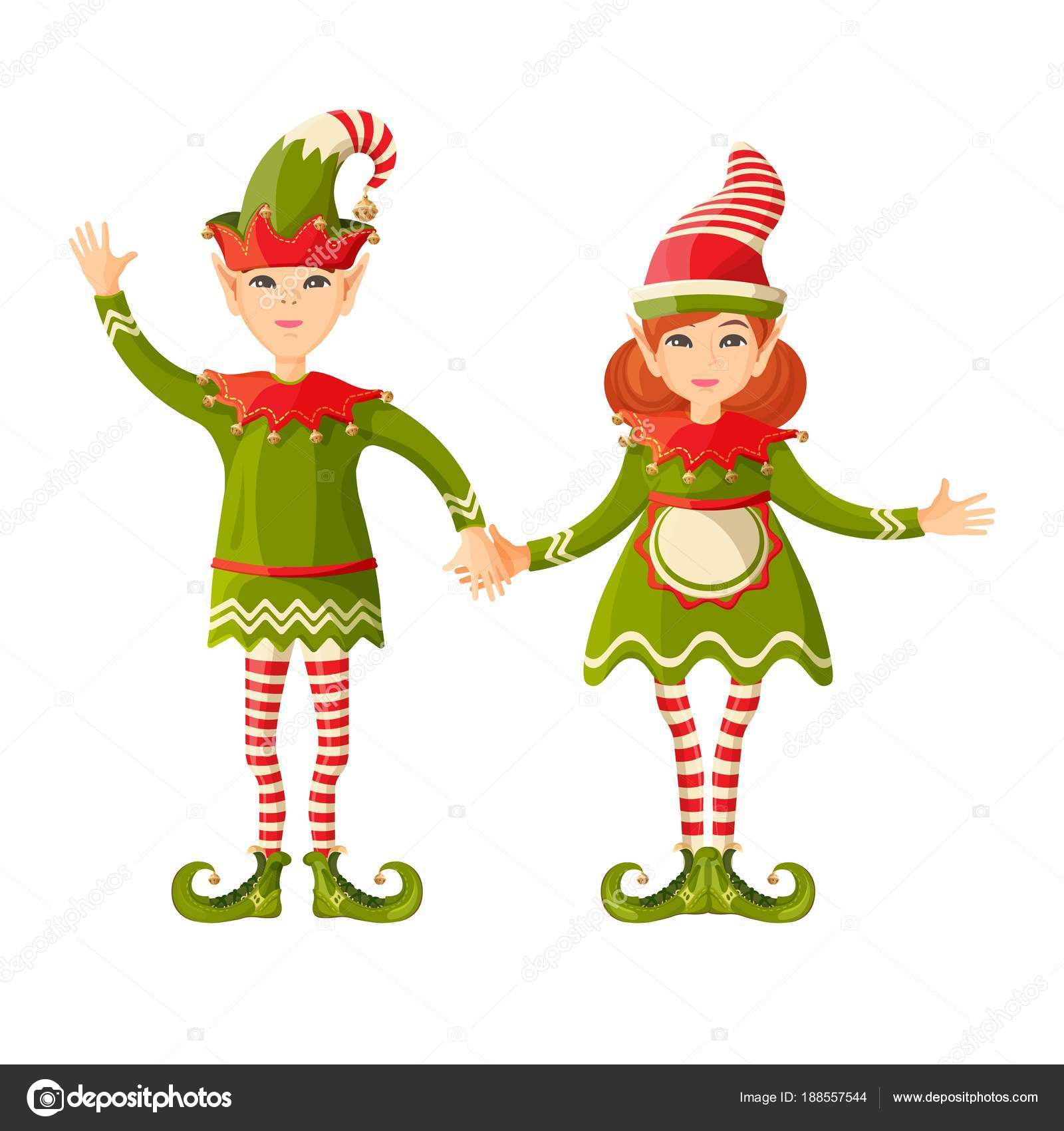 boy and girl elf