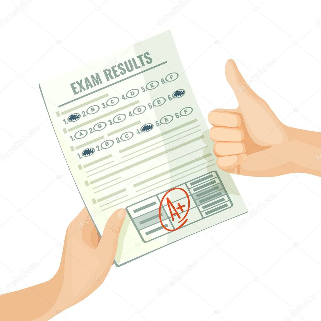 Excellent exam results on paper in human hands