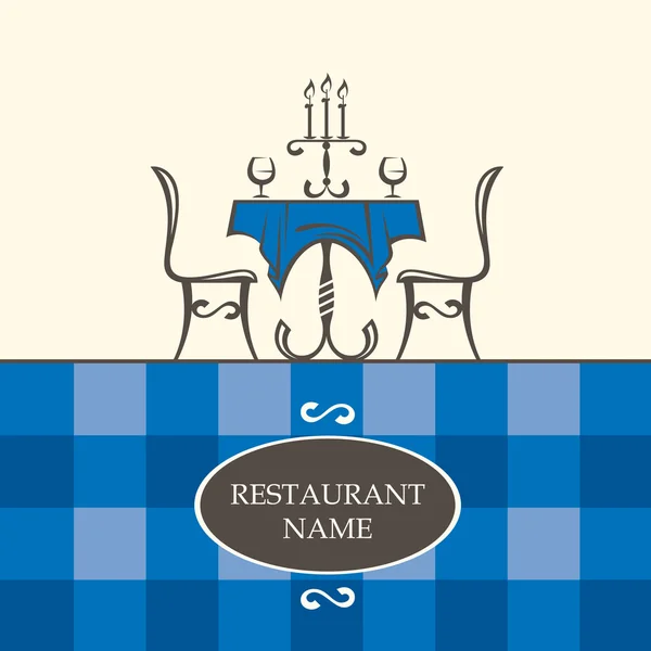 Restaurace menu design — Stockový vektor