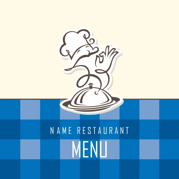 Chef menu design — Stockový vektor