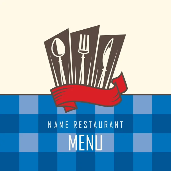 Diseño de menú de restaurante — Vector de stock