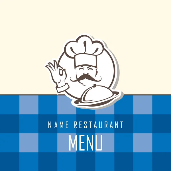 Design de menu Chef —  Vetores de Stock