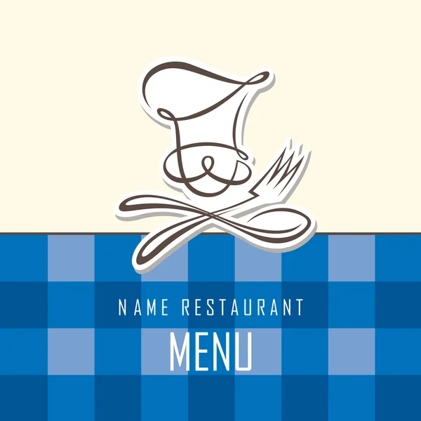 Chef menu design — Stock Vector