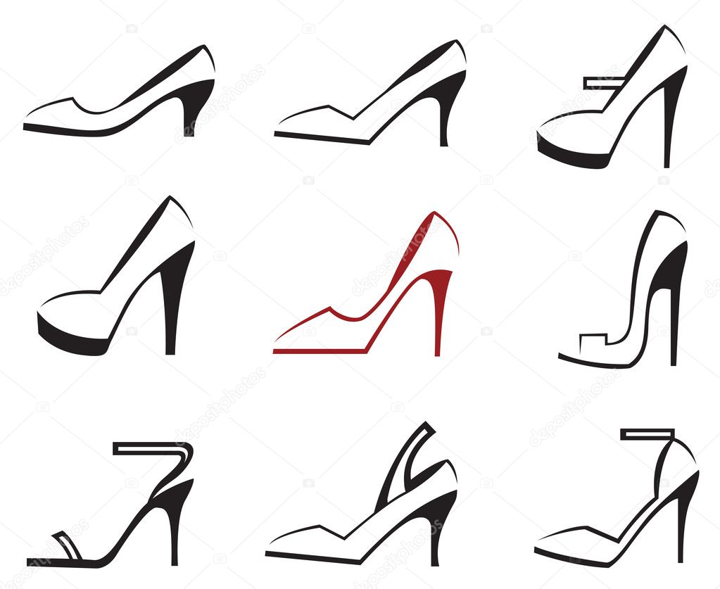 Collection of various female slipper