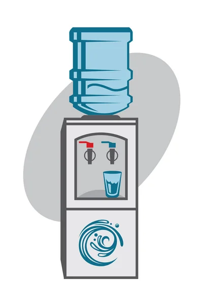 Waterkoeler pictogram — Stockvector