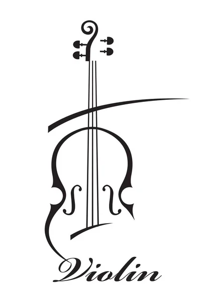 Image de violon — Image vectorielle