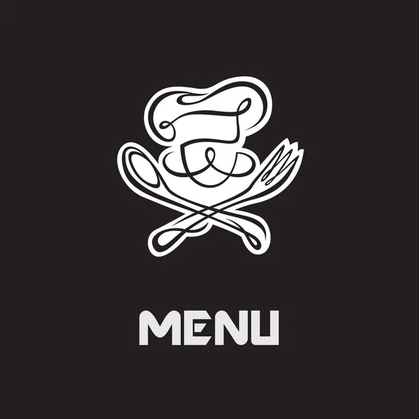 Chef menu design — Stock Vector