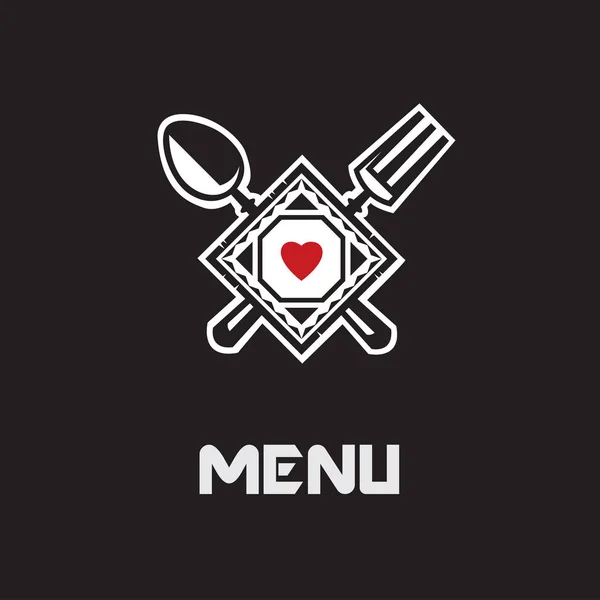 Menu restaurant design — Image vectorielle