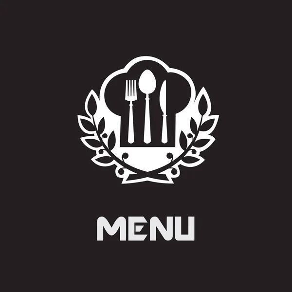Restaurace menu nápis — Stockový vektor