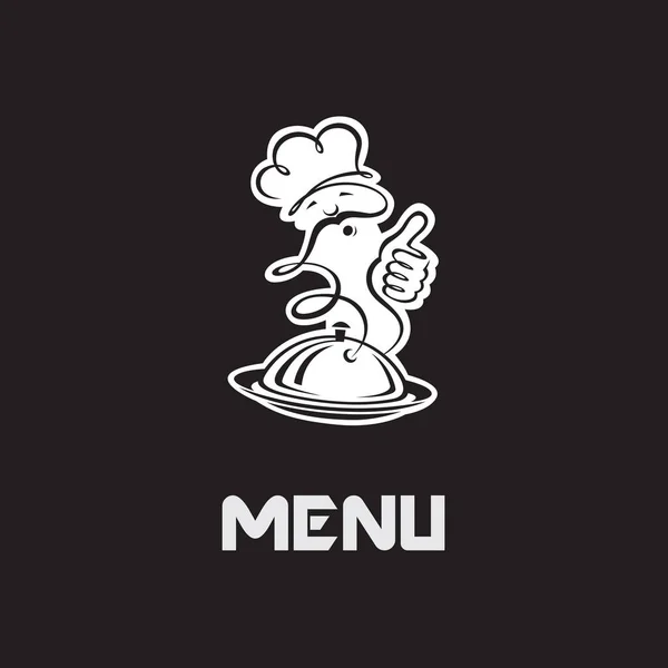 Design de menu Chef —  Vetores de Stock