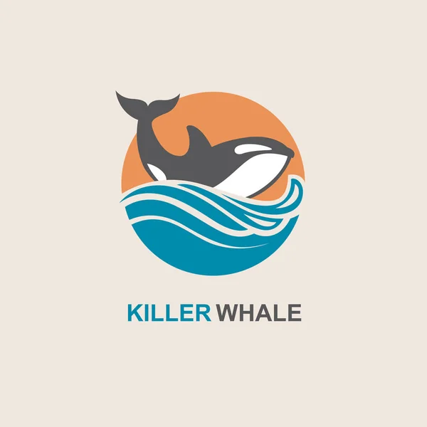 Killerwal-Ikone — Stockvektor