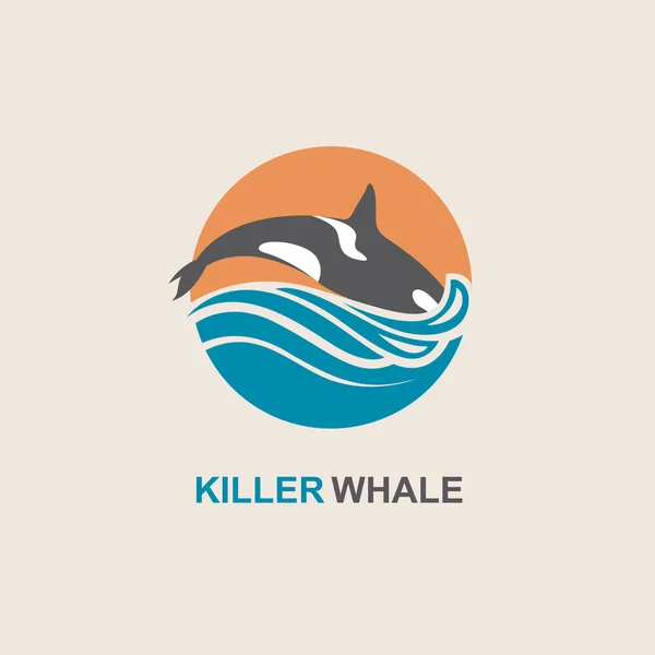Killerwal-Ikone — Stockvektor