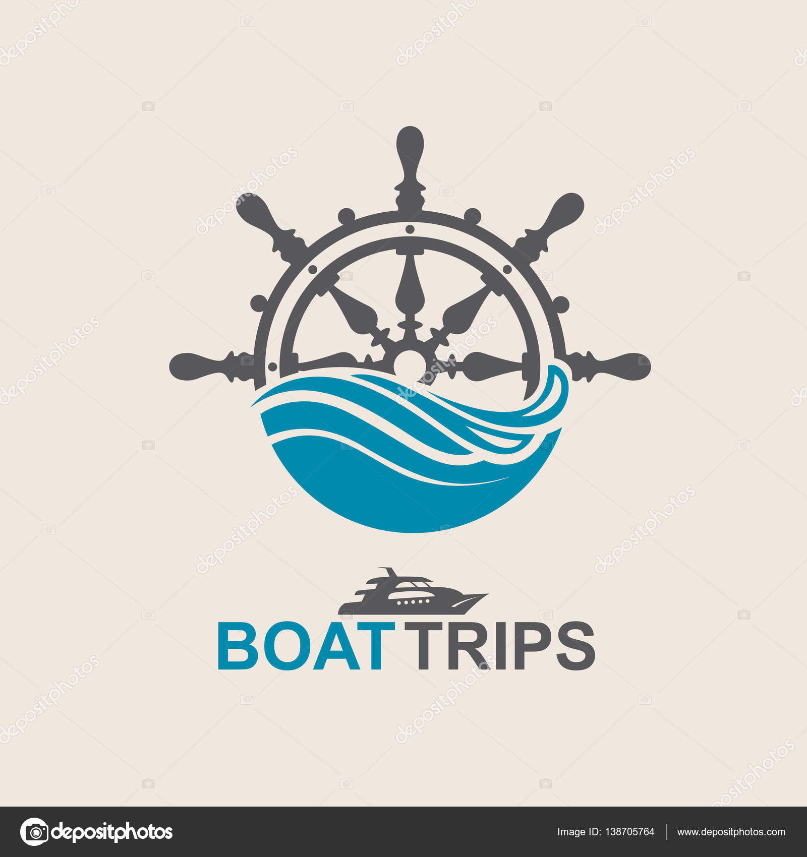 ヨットの舵のホイール ストックベクター C Alexkava