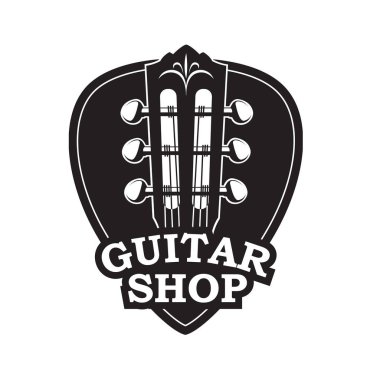 gitar boyun ve çekme simgesiyle