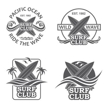 sörf Amblemler kümesi