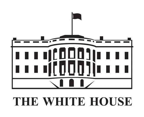 White house icon — Stock Vector