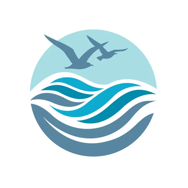 Ocean λογότυπο του σχεδιασμού — Διανυσματικό Αρχείο