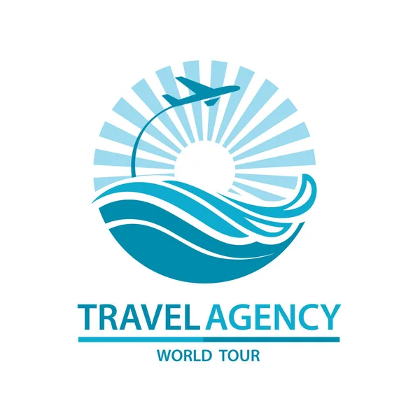 Logo de voyage design — Image vectorielle